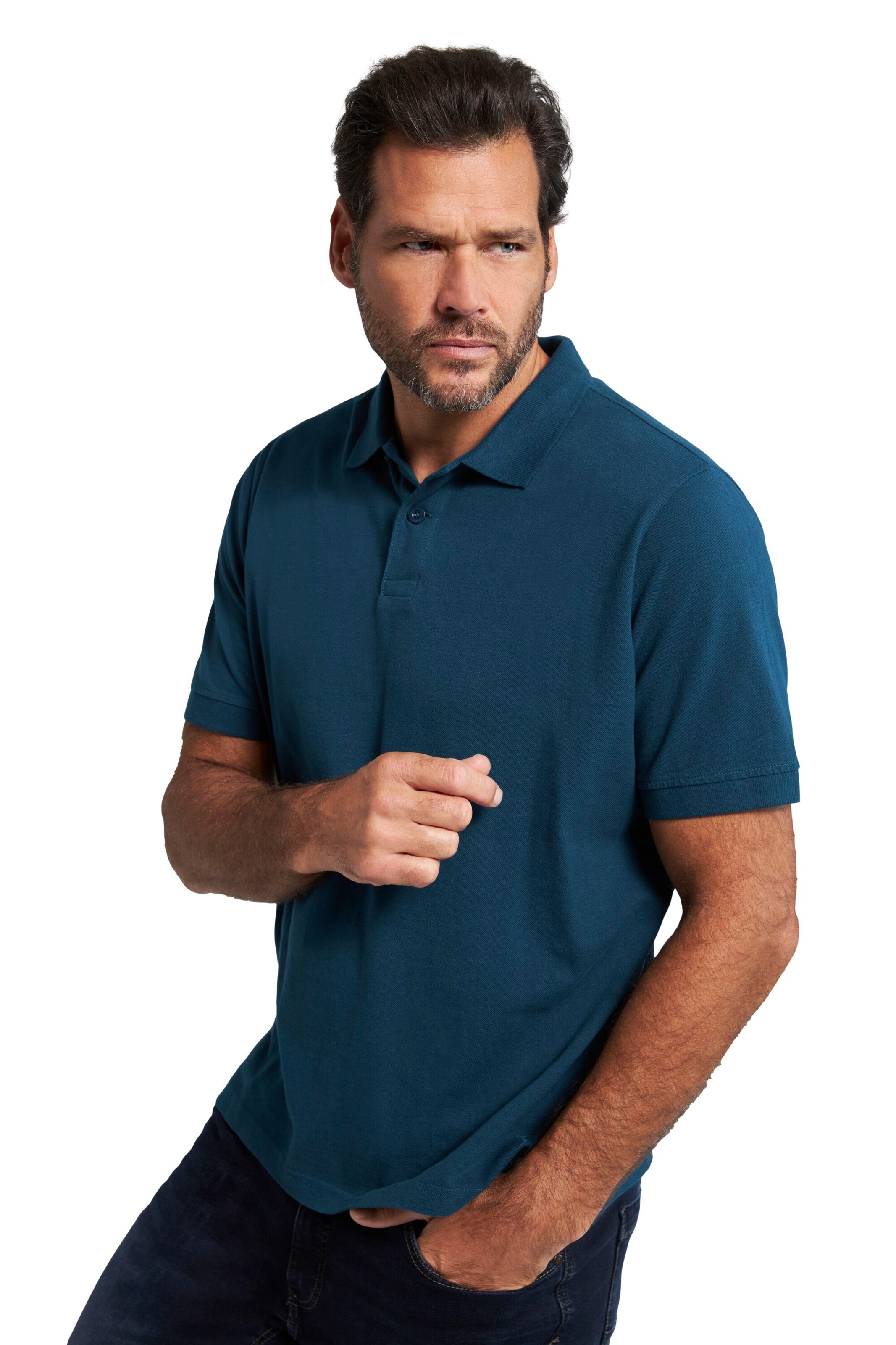 JP1880 Shirt in Blauw: voorkant