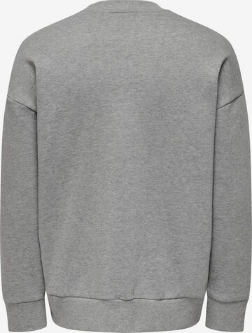 Only & Sons Sweatshirt 'Dan' in Grau