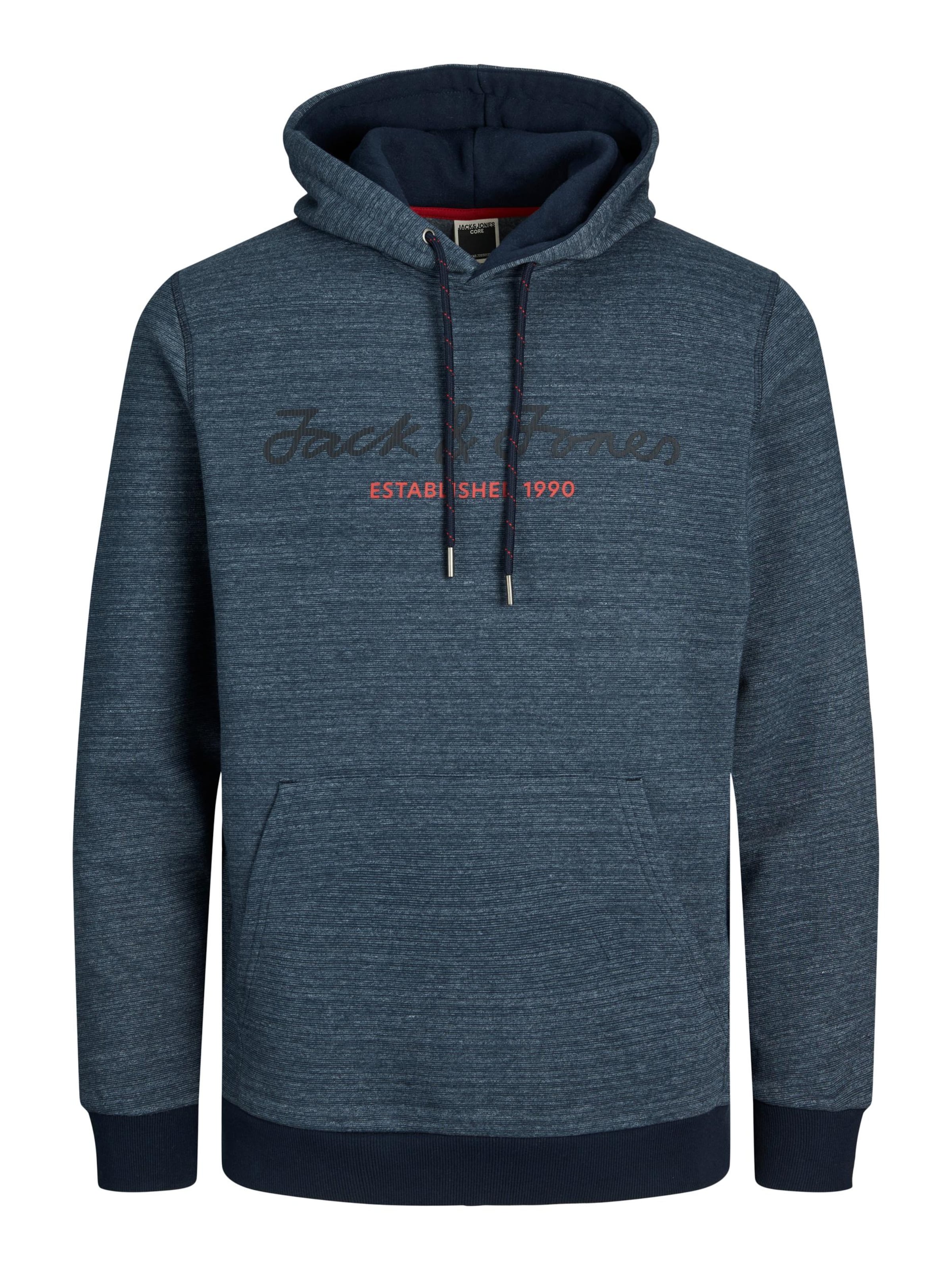 JACK & JONES Sweatshirt 'Berg' in Blue: front
