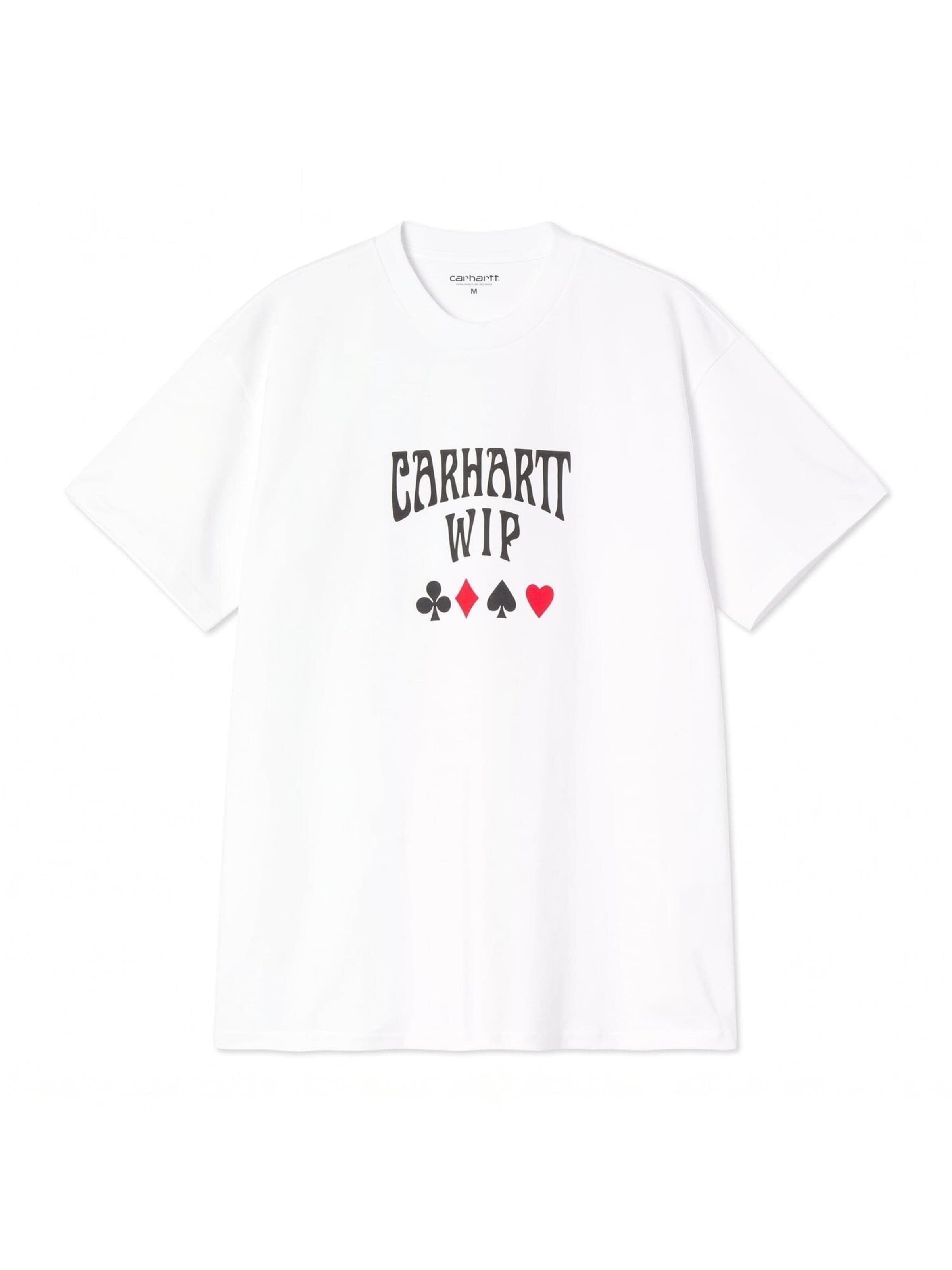 T-Shirt 'S/S DECK T-SHIRT WHITE' Carhartt WIP en blanc : devant