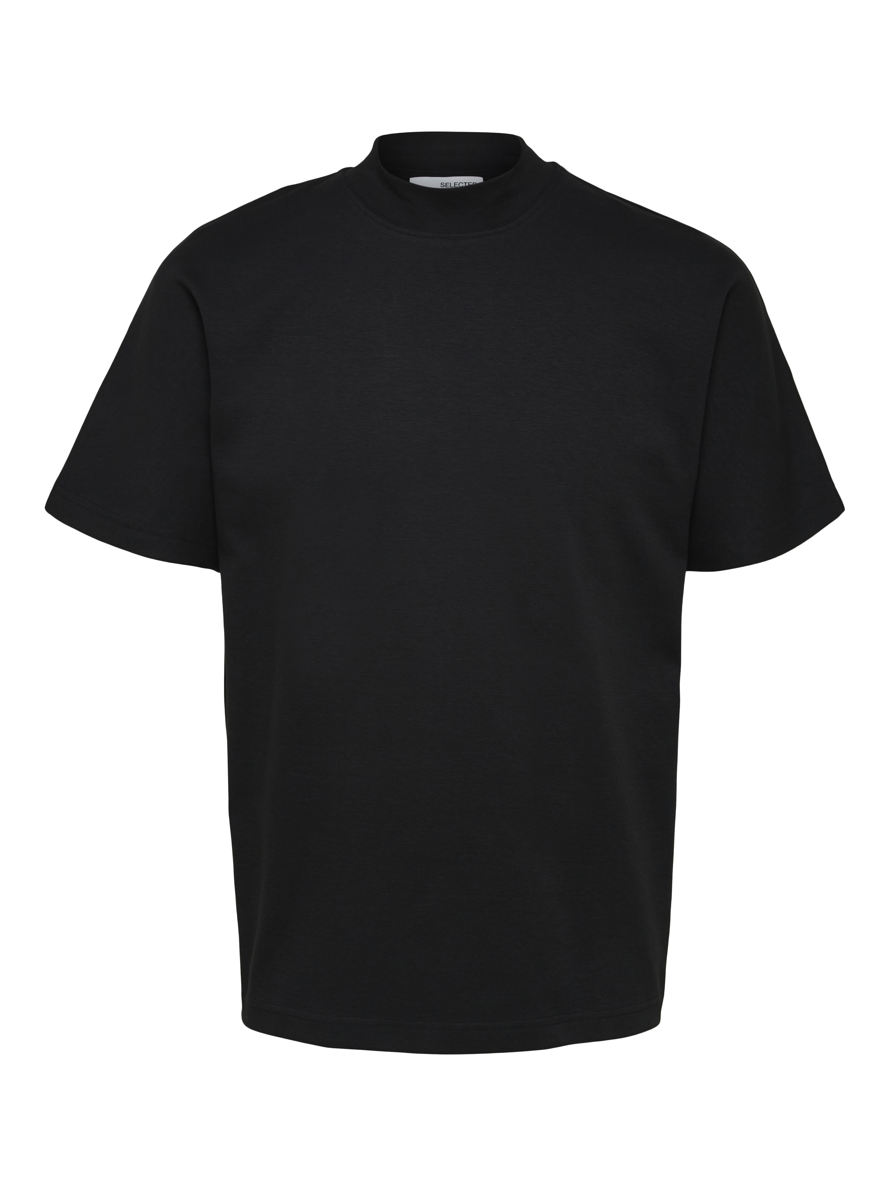 Bardziej zrównoważony Mężczyźni SELECTED HOMME Koszulka Mart w kolorze Czarnym 
