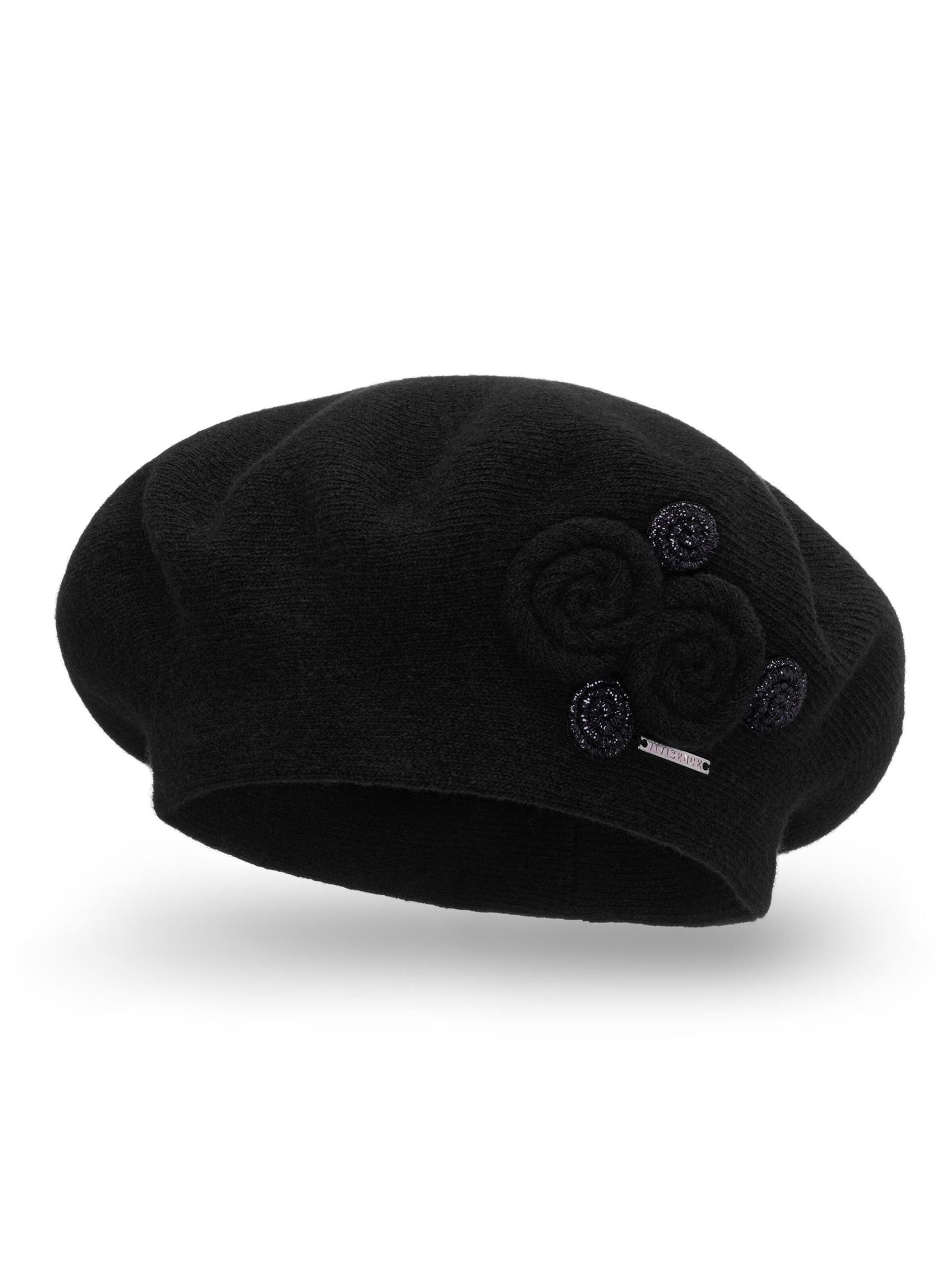 Vivisence Mütze '7037'‌ in Schwarz: Vorderseite