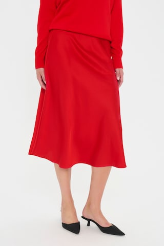 SAINT TROPEZ Skirt 'SZLodisa' in Red: front