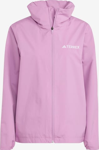 ADIDAS TERREX Outdoorjas in Lila: voorkant