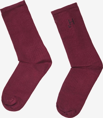 HINNOMINATE Socks in Red: front