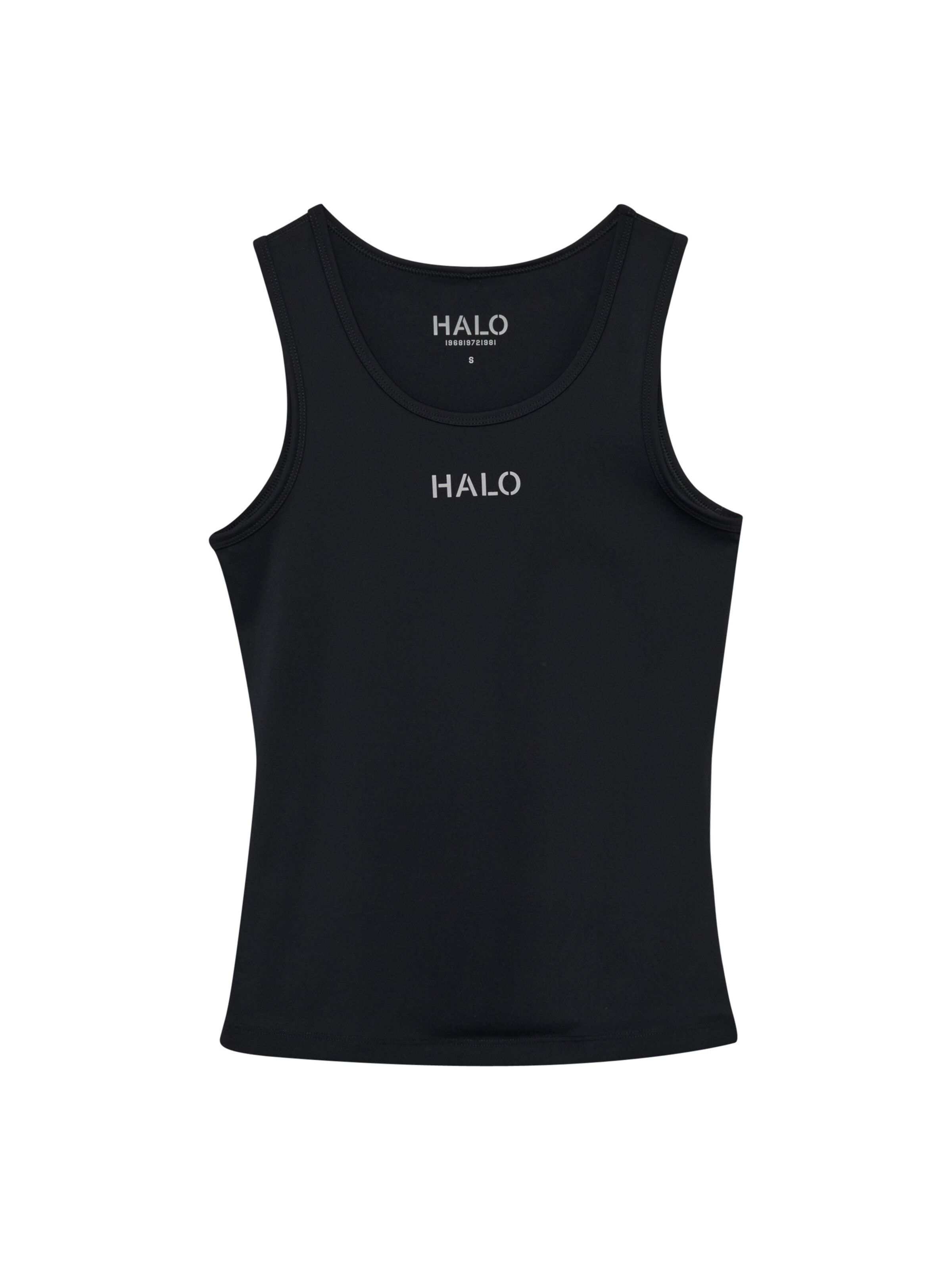HALO Top in Schwarz: Vorderseite
