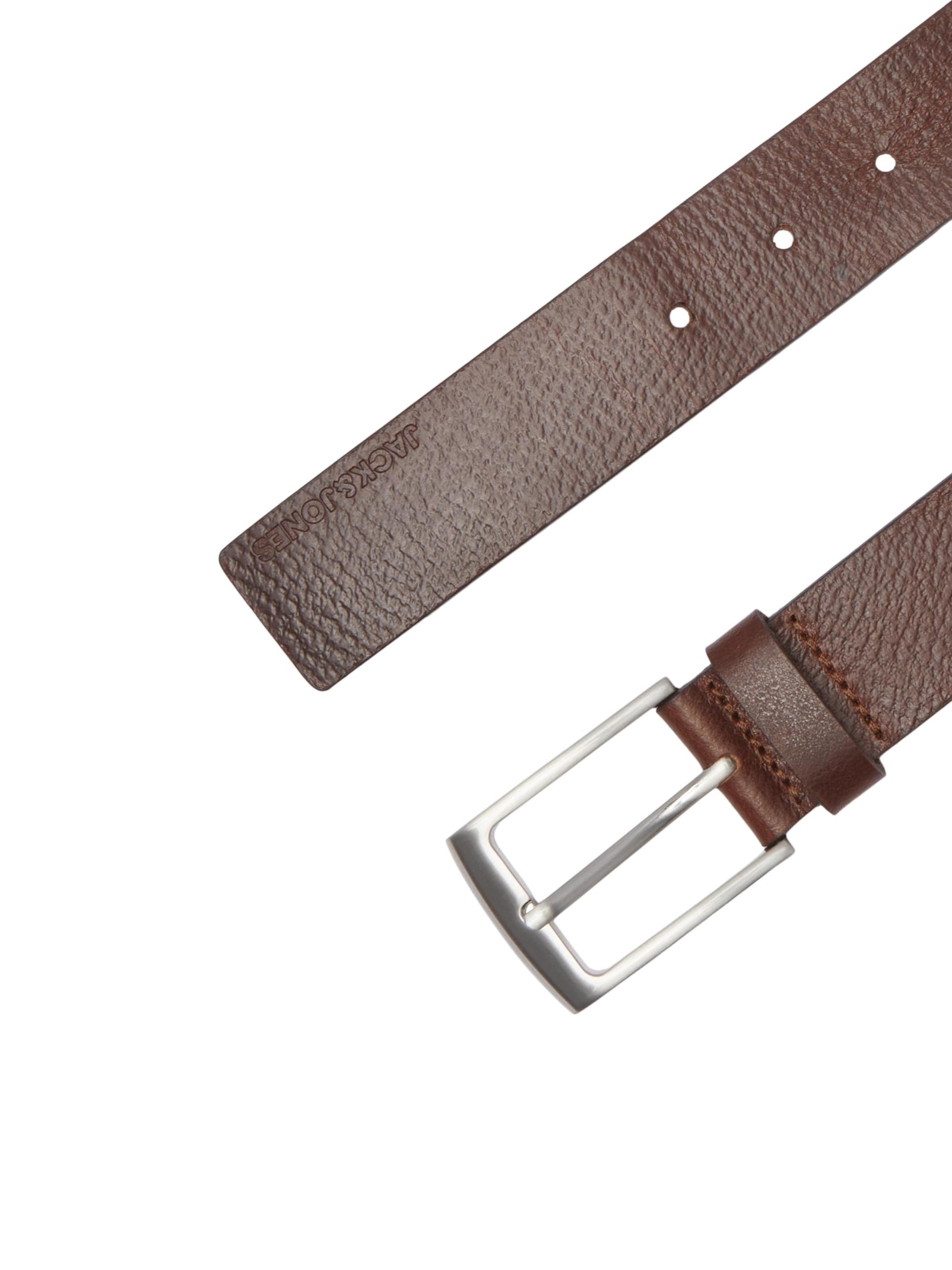 JACK & JONES Belt 'Stockholm' in Brown