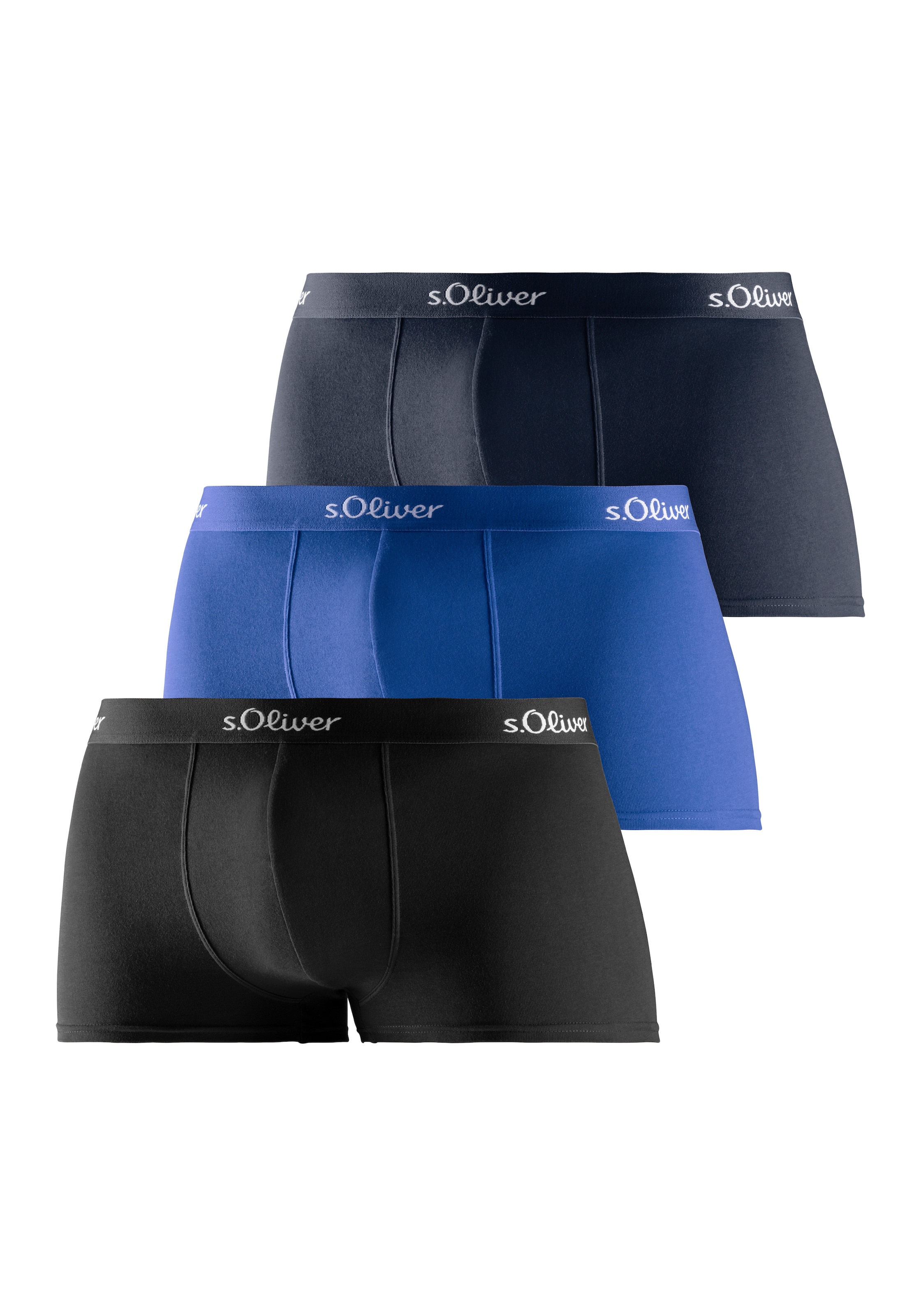 Boxers s.Oliver en bleu : devant