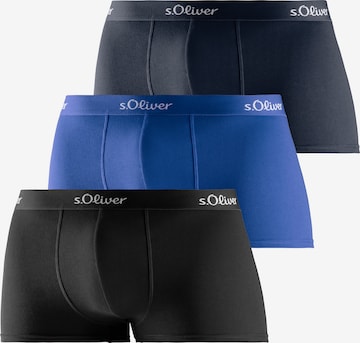 s.Oliver Boxer shorts in Blue: front