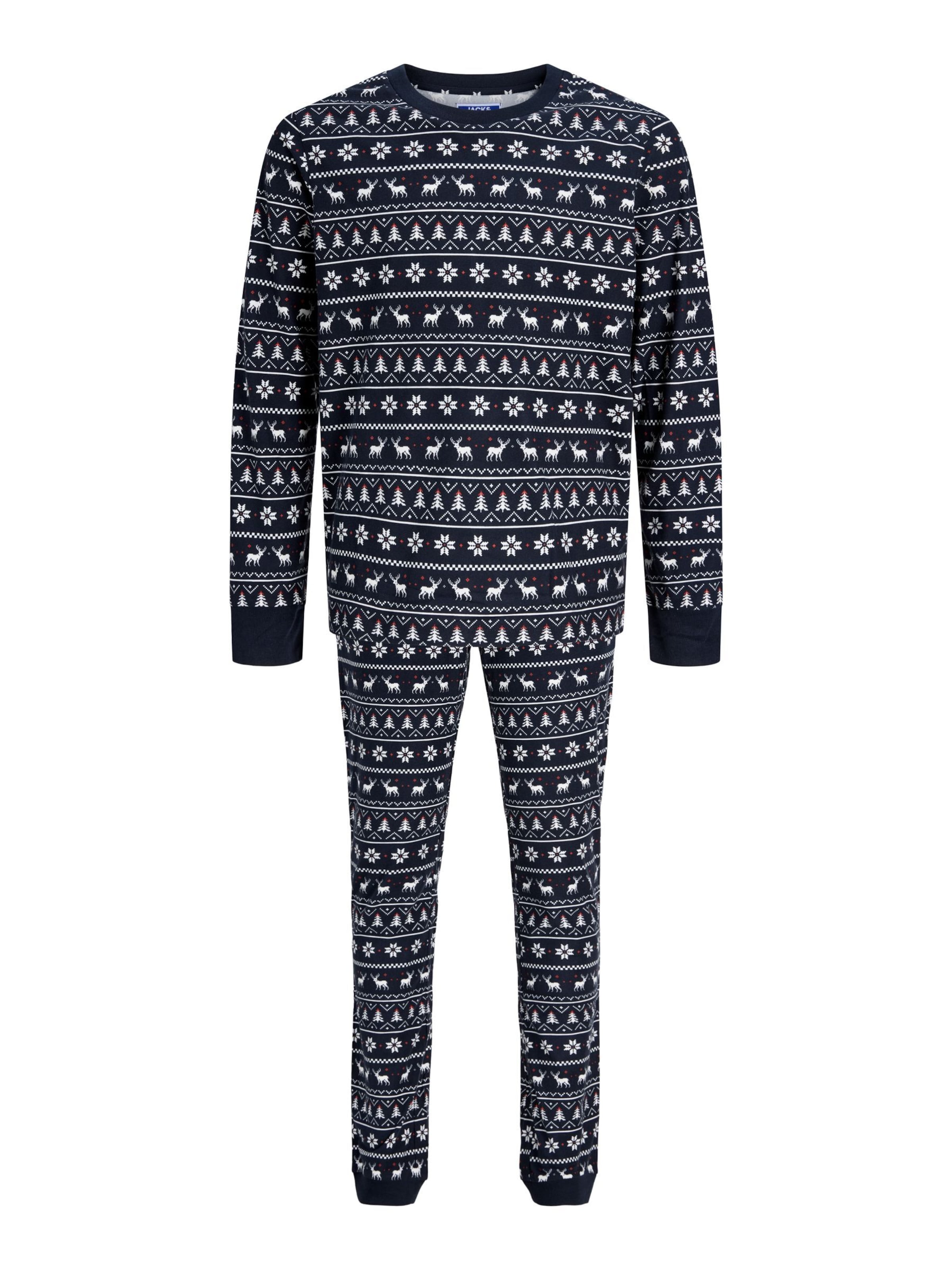 Pyjama Jack & Jones Junior en bleu : devant
