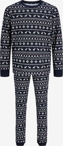 Pyjama Jack & Jones Junior en bleu : devant
