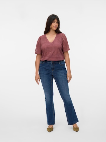 Vero Moda Curve Flared Jeans 'FLASH' in Blue