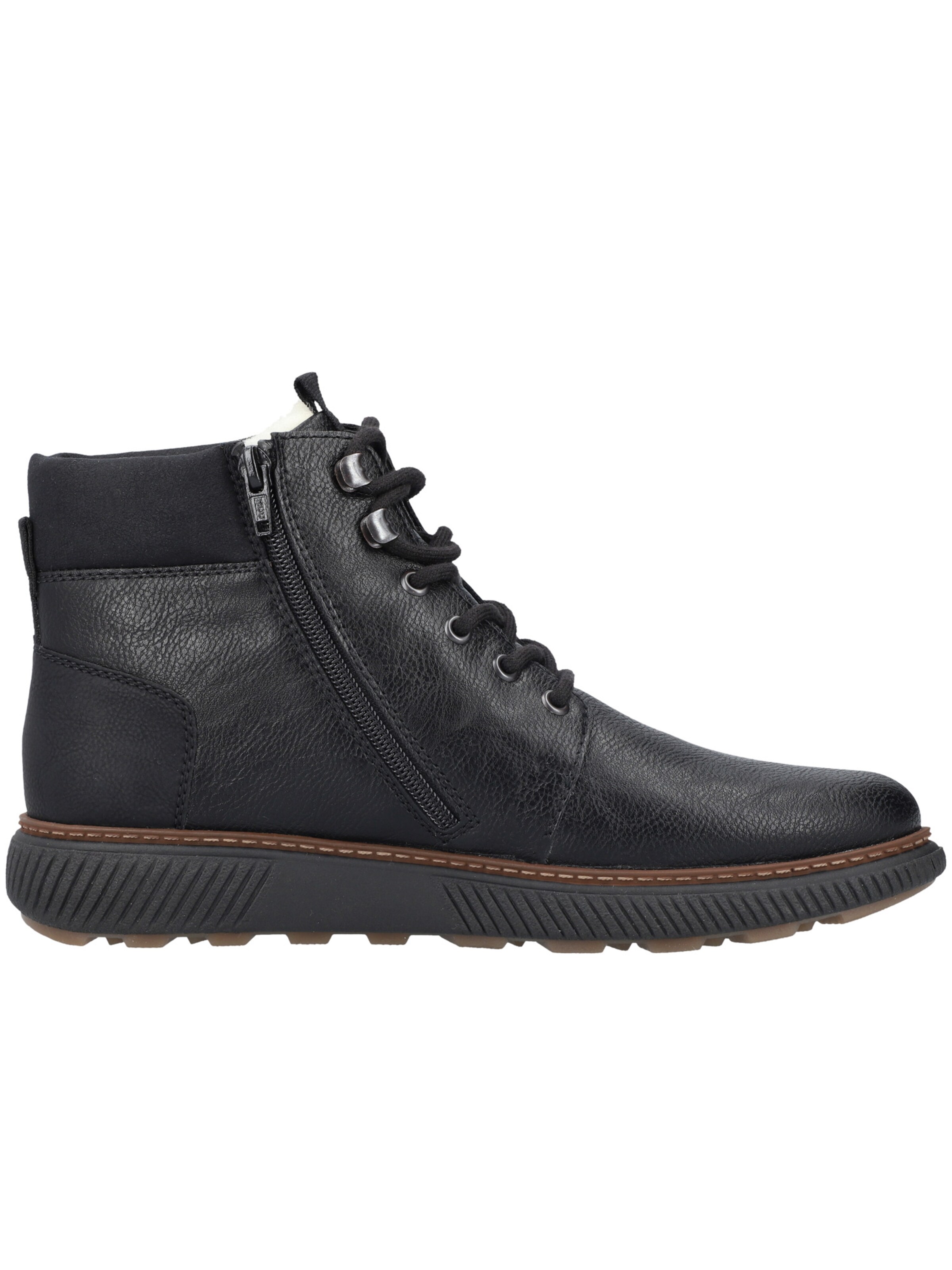 Rieker Schnürboots in Schwarz