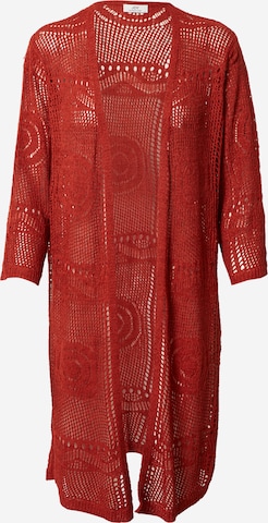 JDY Knit cardigan 'JDYKofi' in Red: front