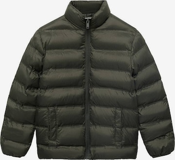 MANGO KIDS Winter Jacket in Green: front
