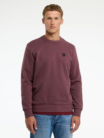 CHASIN' Sweatshirt 'Toby' in Purple: front