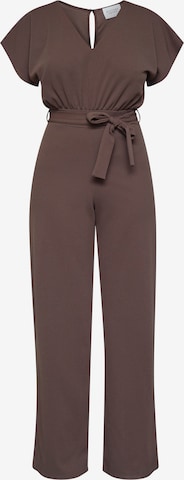SISTERS POINT Jumpsuit in Brown: front