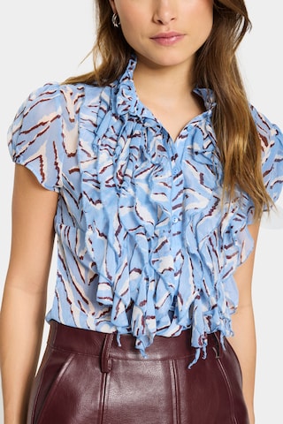 SAINT TROPEZ Blus 'LiljaSZ' i blå
