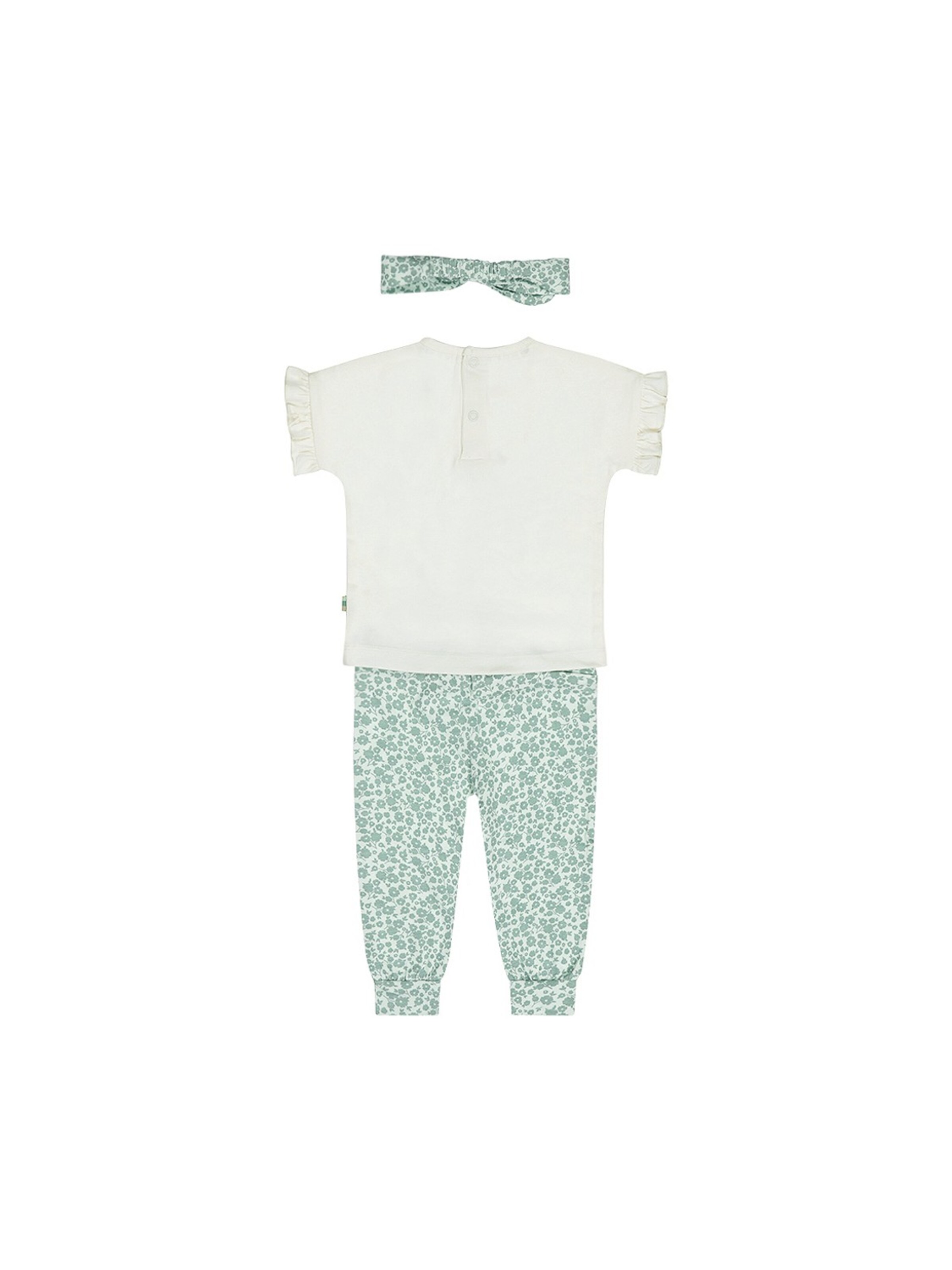 Dirkje Set '3 pc set, T-shirt, Trousers, Headband' in Blauw