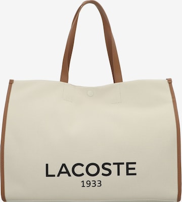 LACOSTE Shopper 'Heritage' in Wit: voorkant
