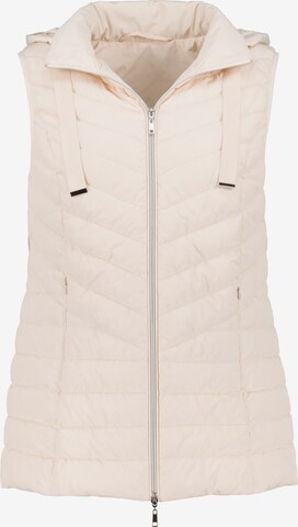 Ulla Popken Bodywarmer in Beige: voorkant