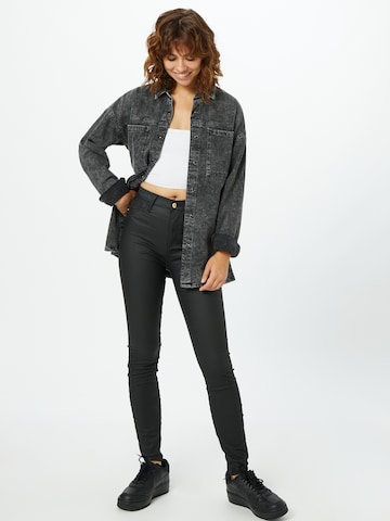 River Island Skinny Džínsy 'Hailey' - Čierna