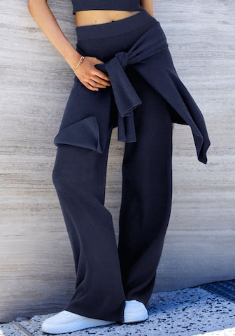 Copenhagen Studios Široký strih Nohavice - Modrá