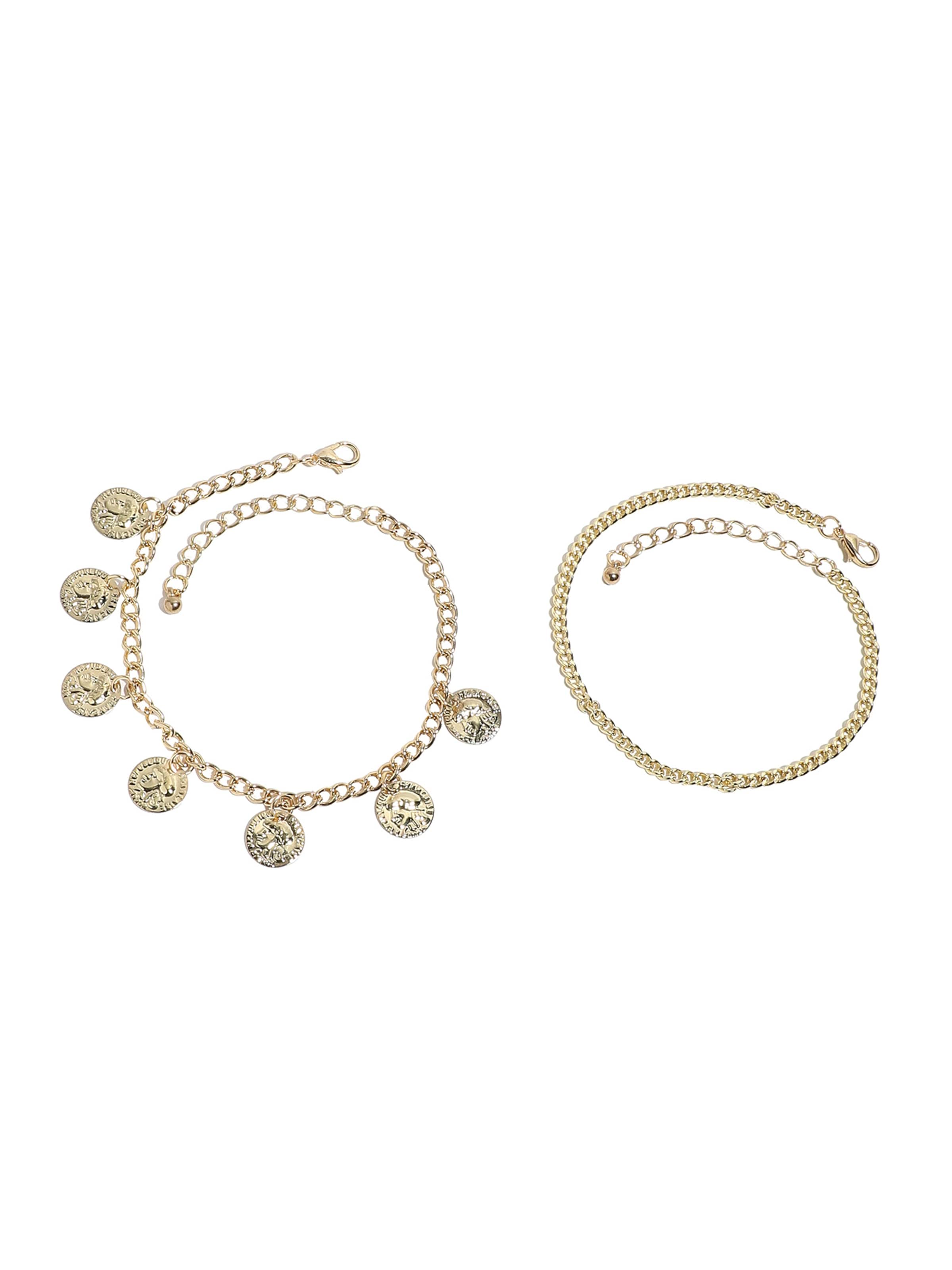 SOHI Sieraden set ' Josephine ' in Goud: voorkant