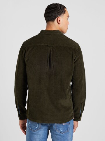 JACK & JONES Regular fit Button Up Shirt 'JJEEddie' in Green