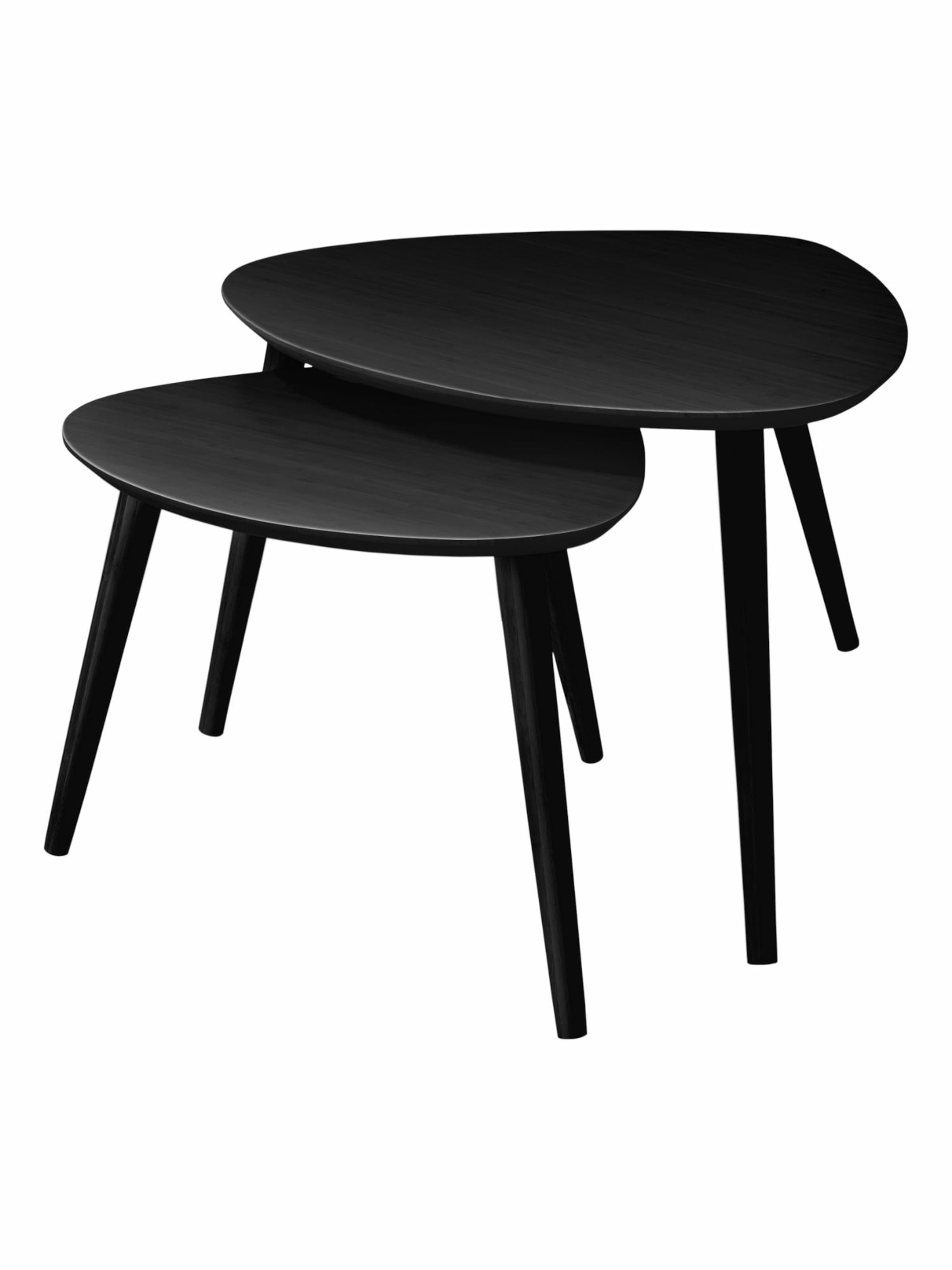cinas Side table 'Noble' in Black: front