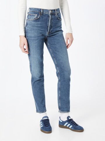 AGOLDE Regular Jeans 'Riley' i blå: framsida