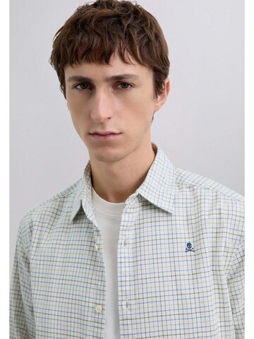 Scalpers Regular fit Риза 'Country' в зелено