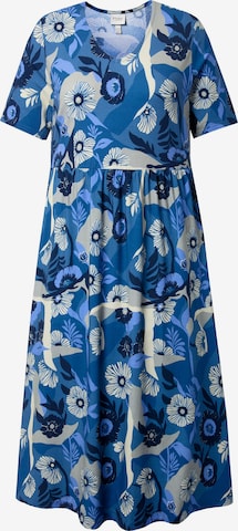 Ulla Popken Kleid in Blau: Vorderseite