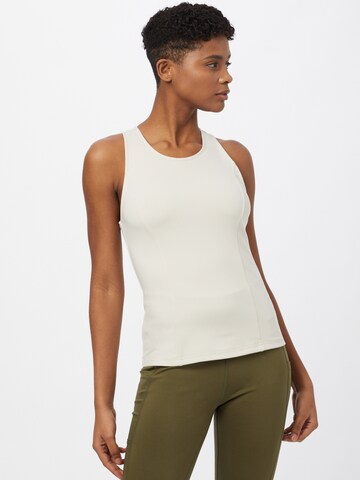 ABOUT YOU Sporttop 'Line' in Beige: voorkant