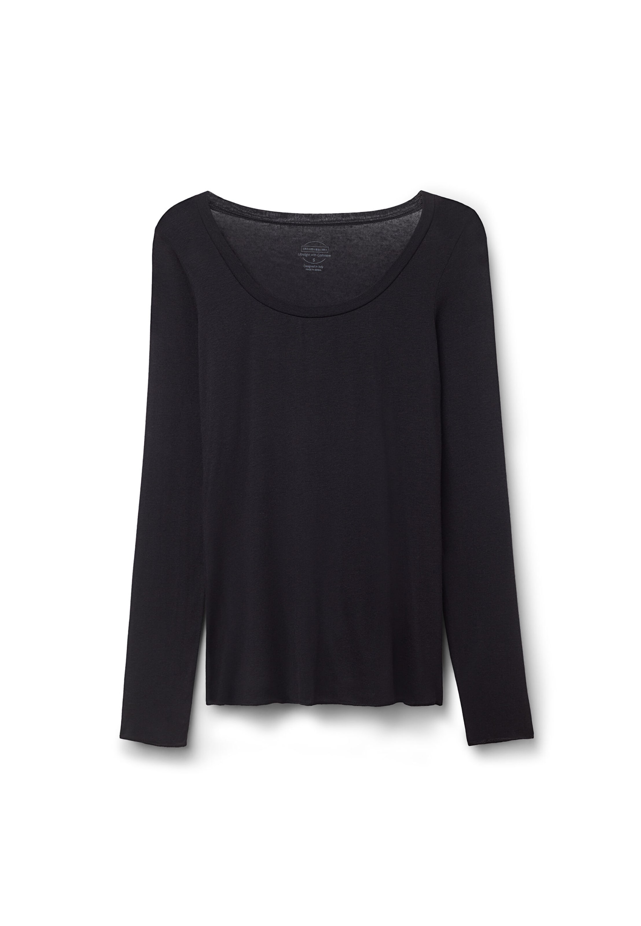 INTIMISSIMI Shirt 'Ultralight' in Schwarz: Vorderseite