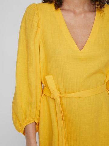 VILA Dress 'Lania' in Yellow