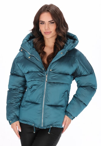 faina - Chaqueta de invierno en verde: frente