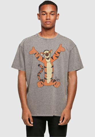 ABSOLUTE CULT T-Shirt 'Winnie The Pooh - Tigger Classic' in Grau: Vorderseite