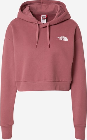 THE NORTH FACE - Sweatshirt em roxo: frente