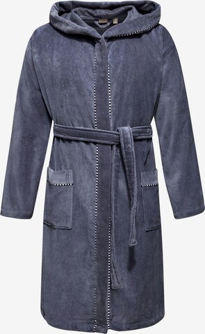 ESPRIT Short Bathrobe in Blue: front