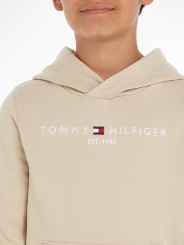 TOMMY HILFIGER Sweatshirt 'ESSENTIAL' in Beige