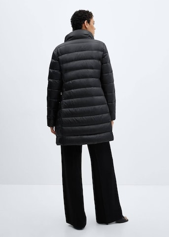 MANGO Winter Jacket in Black