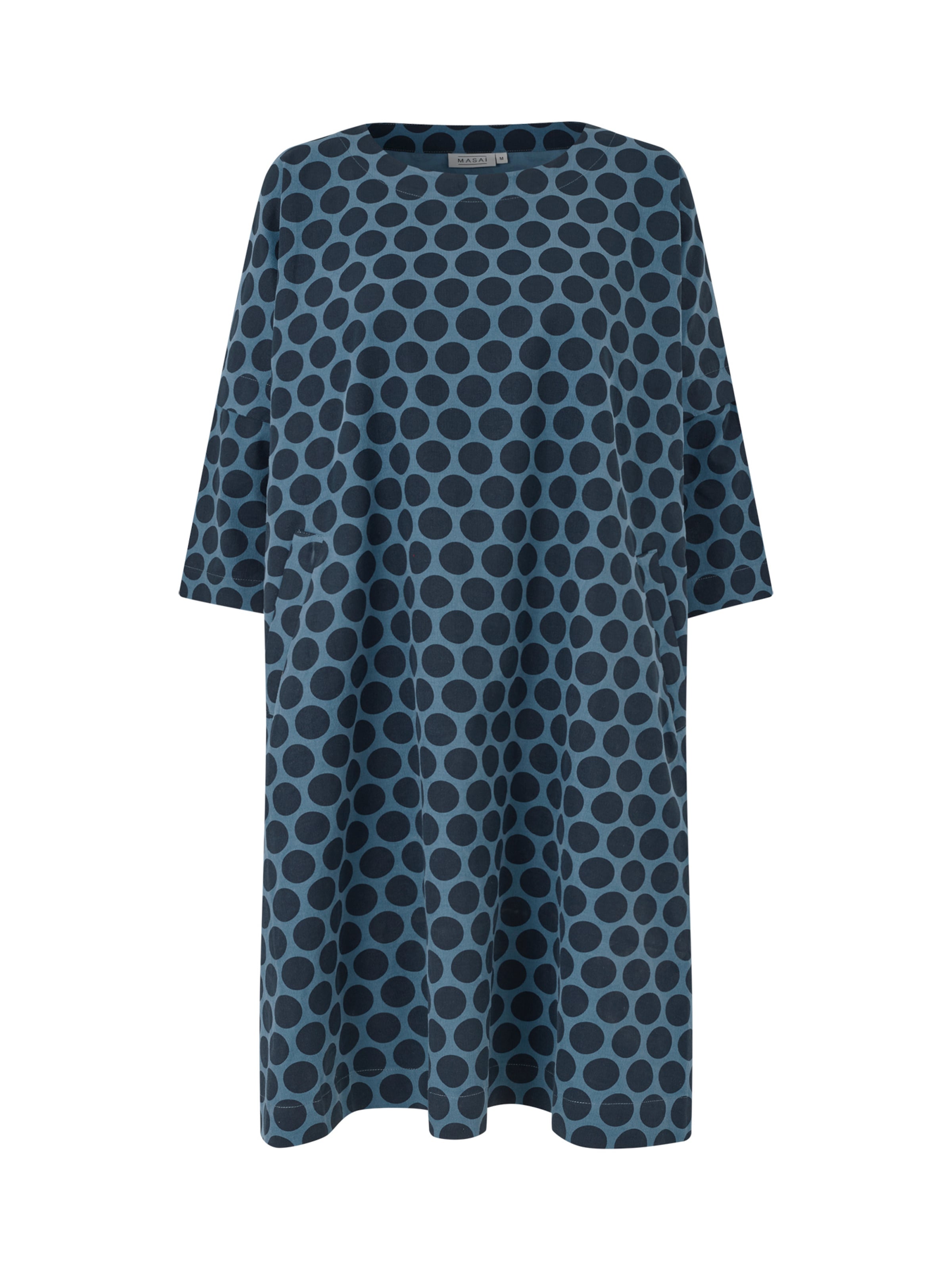 Masai Kjole i overstørrelse 'Neo' i blå: forside
