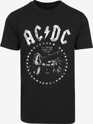 F4NT4STIC T-Shirt 'ACDC' in Schwarz: predná strana