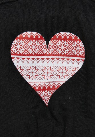 Urban Classics Doek 'Christmas Heart' in Zwart