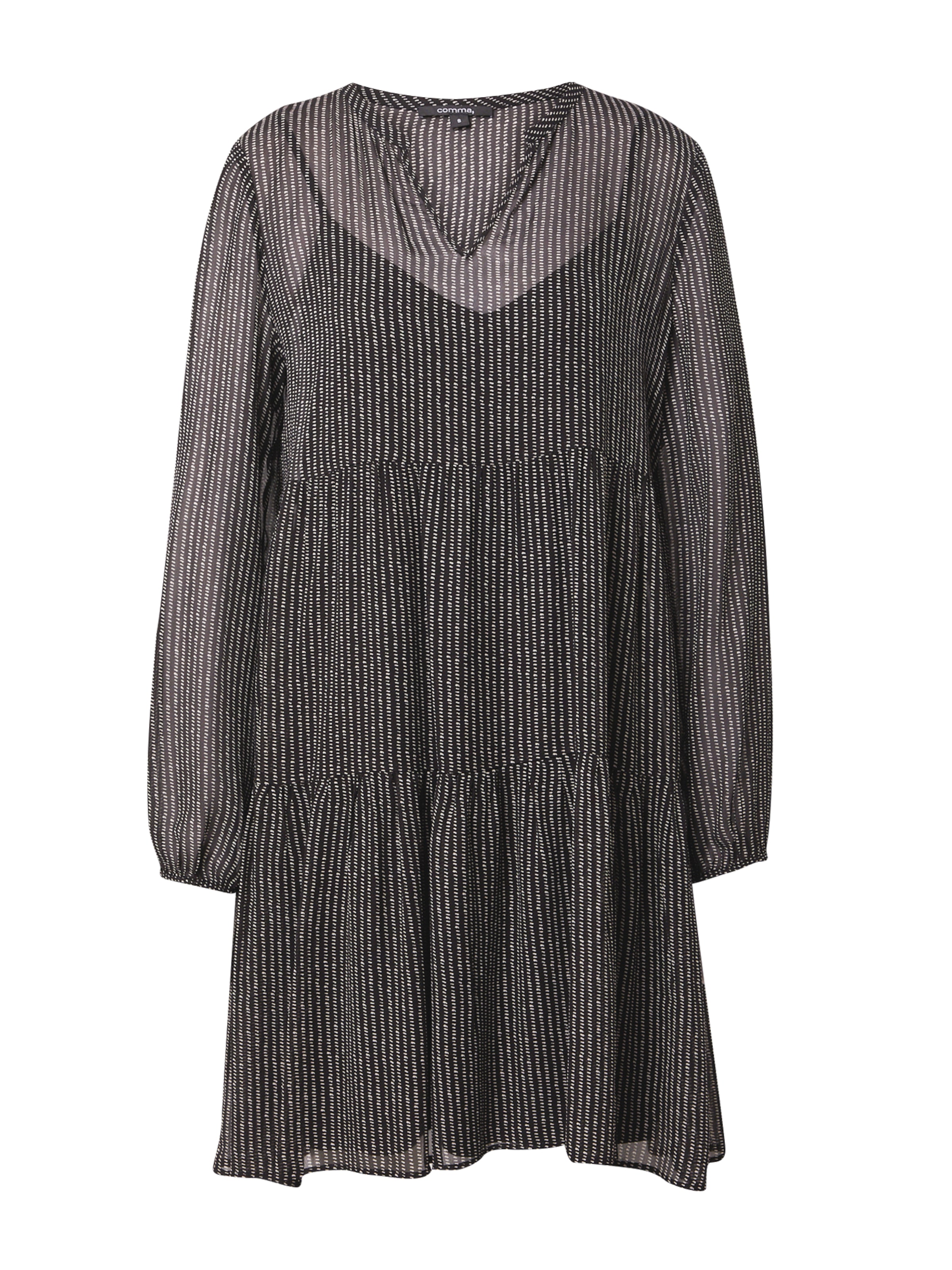 COMMA Kleid in Schwarz: Vorderseite