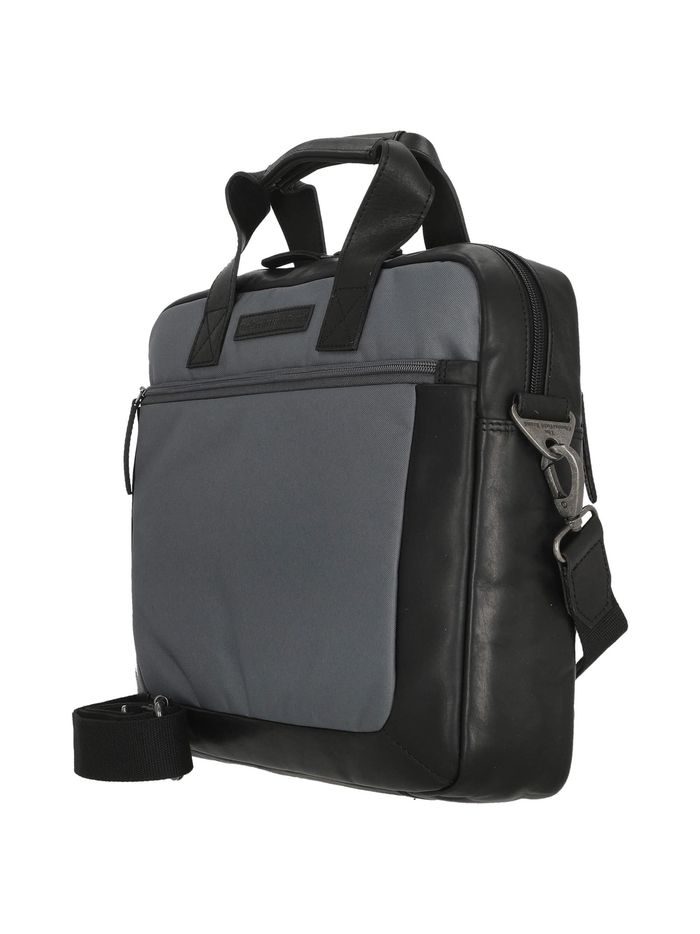 The Chesterfield Brand Laptop bag 'Fusion Narvik' in Grey