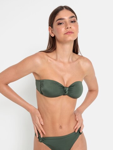 Bandeau Hauts de bikini 'Nele' LSCN by LASCANA en vert