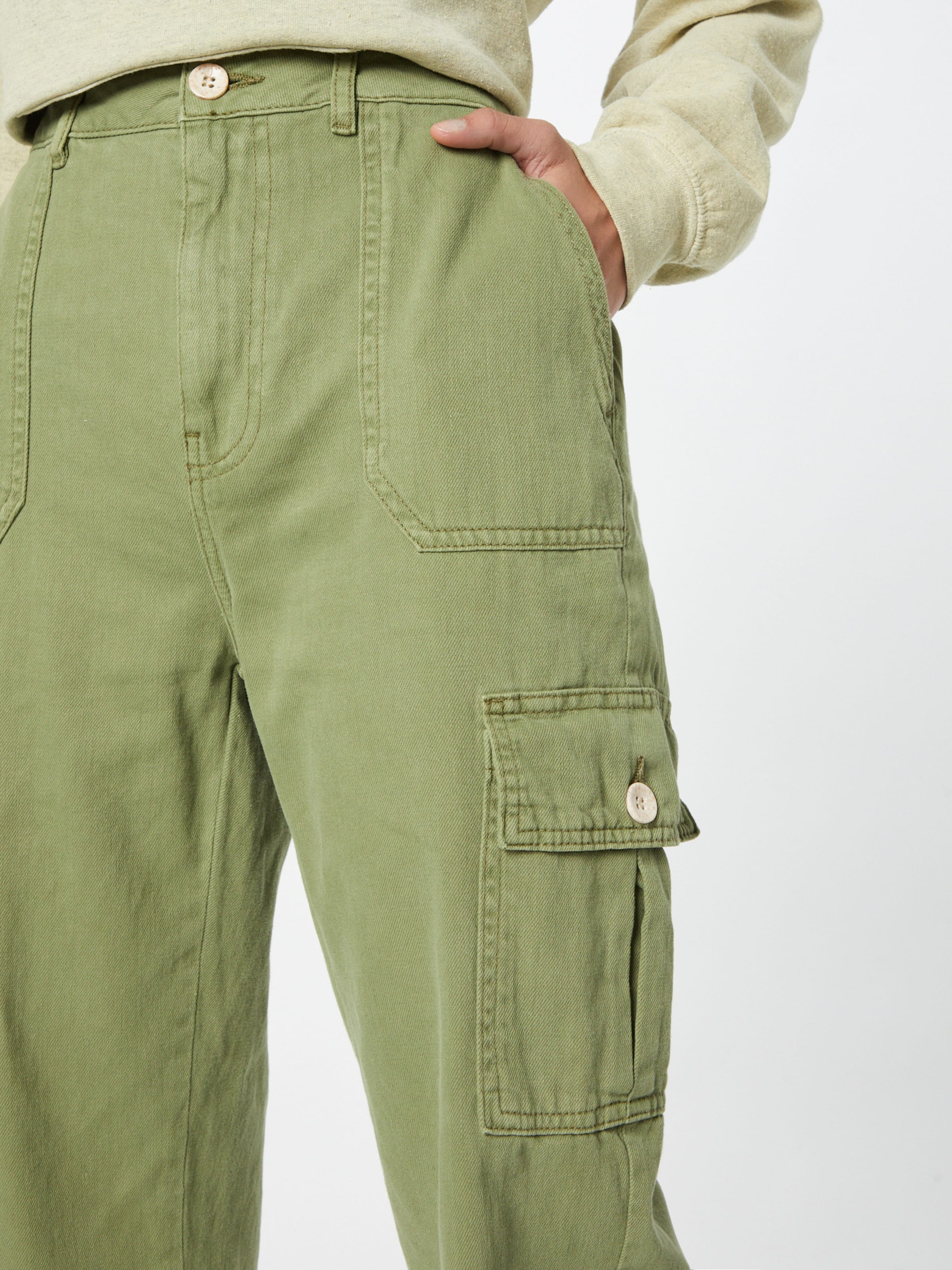 Vêtements Pantalon cargo Pimkie en Vert 