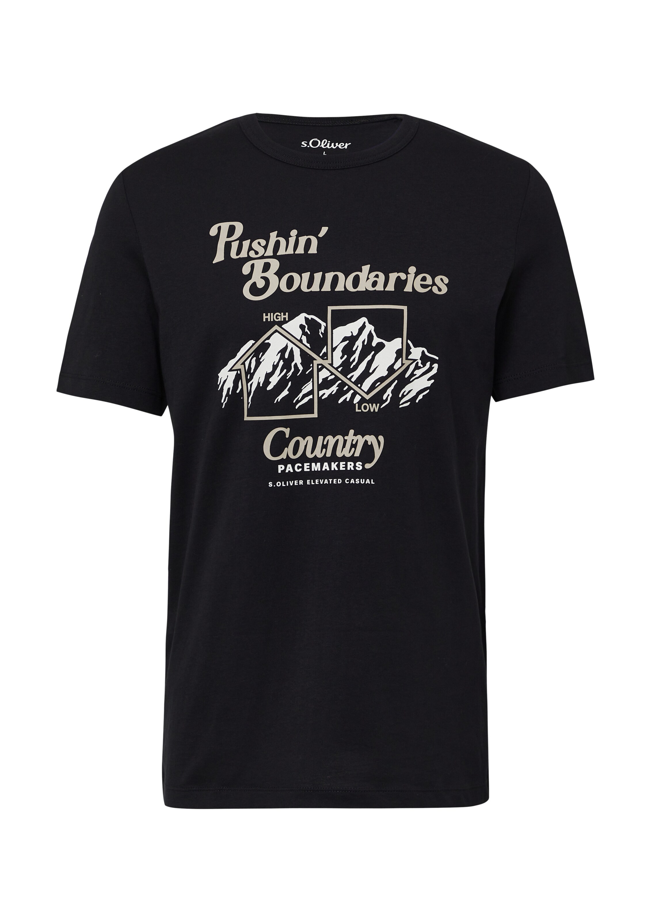 T-Shirt s.Oliver en noir : devant